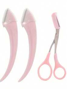 Nuevo set de herramientas para el cuidado de las cejas en forma de media luna, incluye cepillo para cejas, tijeras de recorte, navaja micro, herramienta perfecta para el arreglo de cejas que permite un mejor control de la longitud, adecuado para el cuidado de la belleza en el hogar, tijeras de depilación con mini peine, recortador de vello facial, recortador, suministros de barbería, duradero - Multicolor - Ver 14