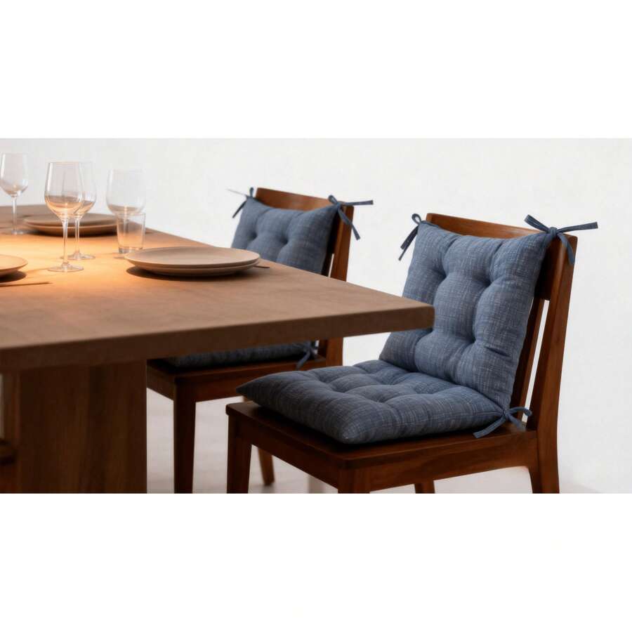 VISTE TU HOGAR Chair Pads - Blue - View 1