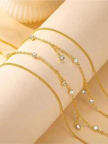 HOTNICE Bohemian Multi-Layered Sexy Bikini With Tassel Water Droplet Waist Chain Abdominal Jewelry Summer Beach Vacation Party Accessories Suitable For Women - Dây đeo eo - Xem 5