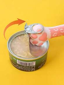 Pet Silicone Feeding Spoon, Stirring Slow Feeding Can Sealing Can Opening, Cat Claw Shape Multi Functional, Pet Food Serving, Dog Cat Owners Pet Keepers, Cute Practical Durable, Cute Cat Claw Multi Functional Pet Silicone Feeding Tool - 5L - View 7