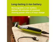 Philips Norelco OneBlade 360 Face + Body, Hybrid Electric Razor And Beard Trimmer For Men With 5-In-1 Face Stubble Comb And Body Hair Trimmer Kit, QP2834/70 - 黑與白 - 查看 5