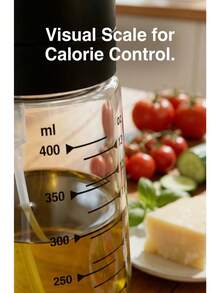 2-In-1 Olive Oil Refillable Spray Bottle, Plastic Vinegar Bottle With Pouring Spout And Mist Sprayer, Suitable For Air Fryer, Grilling, Salad, Baking. Leak-Proof Kitchen Tool For Portion Control, Keto And Healthy Cooking. Shockproof For Outdoor Camping, Housewarming Gift, Essential For Meal Prep - Multicolor - View 3