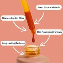 Sunless Tanning Drops – Natural Booster For Glowing Skin | Moisturizing Bronzer For Face & Body, No Sun Damage - Màu Cam san hô - Xem 9