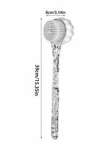 1个高品质二合一沐浴刷，双面设计，一面是身体清洁刷，一面是去角质沐浴海绵，长柄冰川纹理设计，去角质身体磨砂膏，男女通用，适用于浴室淋浴。 - A - 查看 3