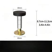 家具增高垫，自粘式床头防撞防摇晃固定器 - 黑色 - 查看 8