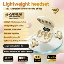 NEW SENYANG Forest Yang New Clip-On Music Earphones, Sports Earbuds, Video TWS HIFI Dolby Bass ACC Stereo High-Definition Calling Earphones Compatible With Smartphones, Gaming, Couples Intelligent Macaron Earphones - one-size - View 2