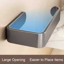 Stylish Wall-Mounted Toilet Paper Holder | Drill-Free & Self-Adhesive | Space-Saving, Ideal For Bathrooms, Kitchens, Bedrooms & RVs - Multicolor - View 4