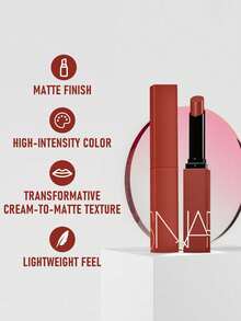 NARS Powermatte唇膏 #135 Mogador 1.5克/0.05盎司 | 浓郁哑光唇色，高饱和度 | 轻盈舒适，持久显色 | 不拔干，丝绒哑光妆效 | 顺滑易涂，色彩鲜艳 | 多款浓郁色号可选 | 适合日常或特殊场合打造浓郁唇妆 - 135 Mogador - 查看 4