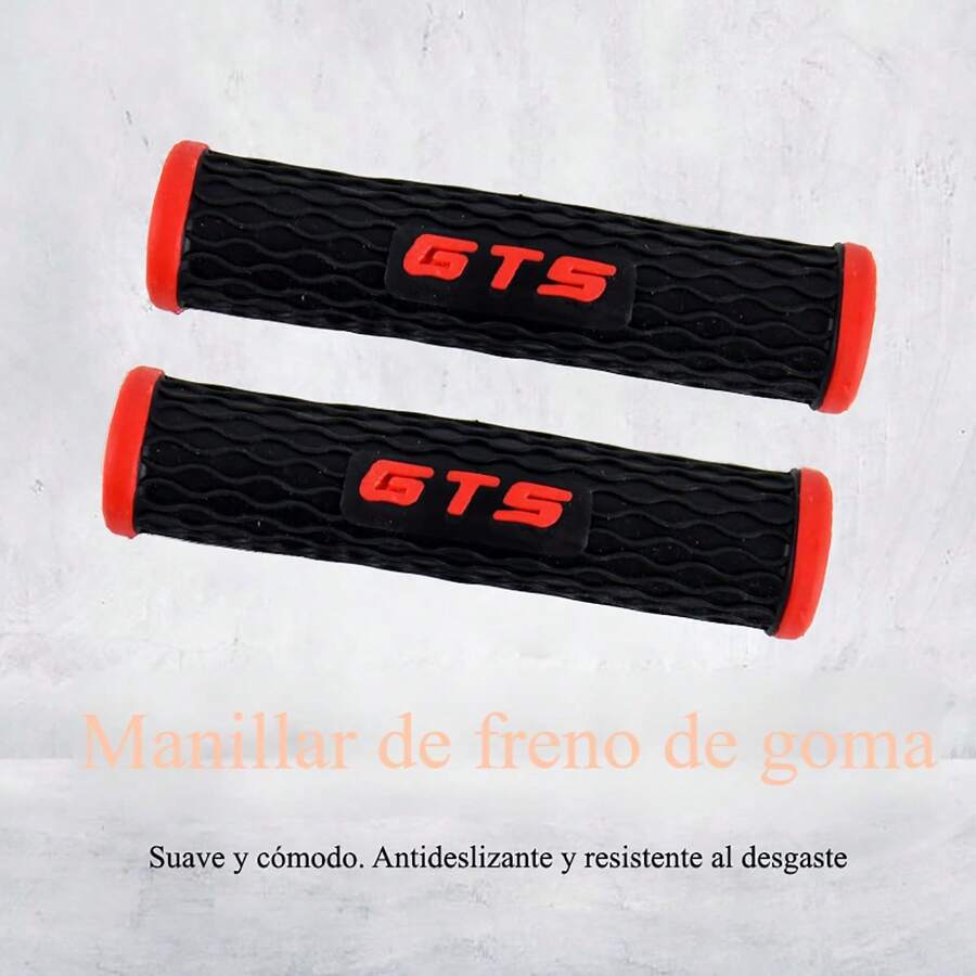 1.Puños de manillar para bicicletas de carretera, puños de manillar antideslizantes, bicicletas de montaña, puños de manillar bloqueables, puños de extremo y puños de manillar en general. - Rojo - Ver 1