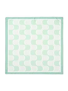 1 buah Syal Persegi Bermotif Sederhana 70cm, Bandana Musim Semi Baru untuk Wanita, Sabuk Pinggang Serbaguna, Dekorasi Tas, Ikat Kepala, Syal Leher Modis - Mint Green - View 3