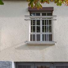 Balustrady balkonowe ze stali nierdzewnej francuskiej, balustrady tarasowe, balustrady, kraty balkonowe do użytku zewnętrznego, kraty okienne - 225*90 cm - Zobacz 7