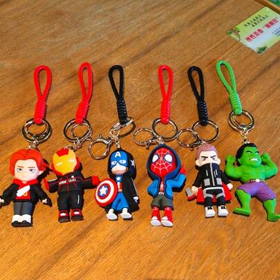 1pc Keychain Avengers Handmade Doll Pendant Gift, Cartoon, New Year, Valentine's Day, Easter Gift