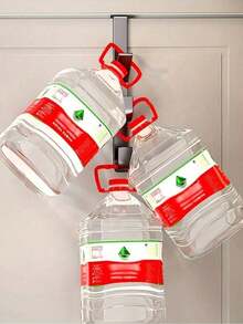 1pc Space-Saving Hanging Rack - Straight Tube Design Suitable For Bedroom, Bathroom, Garage And Kitchen - Multicolor - View 6