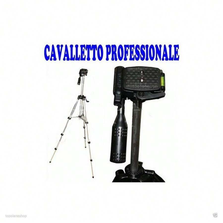 OISE ART STORE Cavalletto Treppiedi Fotocamera Per Videocamera Stativo 1,20 Mt Max - - Multicolore - Visualizzare 1