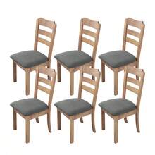 1/2/4/6pcs Plaid Pattern Stretch Dining Chair Covers, Removable & Washable Chair Slipcovers For Dining Room, Kitchen - Multicolor - View 23