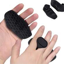 Fortalecedor de muñeca, ejercitador de dedos, guantes de levantamiento de pesas - Negro - Ver 4