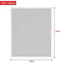 Window Screen, Stretched Frame, Made Of Aluminum And Fiberglass, White/Anthracite Frame - 1PC - View 10