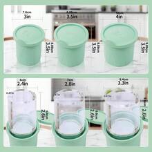 4pcs Reusable Silicone Ice Cube Tray Mold With Lid, Fits 20oz, 30oz, 40oz Insulated Tumblers, Compatible With Stanley Back To School Series - Multicolor - View 4