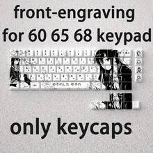 Bộ keycap Winter có thiết kế đen trắng trang nhã, chất liệu PBT với kiểu dáng nghệ thuật đường nét. Chúng được sản xuất bằng phương pháp in chuyển nhiệt năm mặt và khắc chìm ở mặt trước, tương thích với bàn phím cơ 60, 65 và 68 phím. - Yukino trong ảnh đen trắng - Xem 5