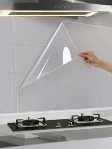 自粘透明保护膜，厨房防油防水可移除防溅保护膜，适用于墙面和橱柜保护，耐热贴纸，透明瓷砖墙贴 - 彩色 - 查看 4