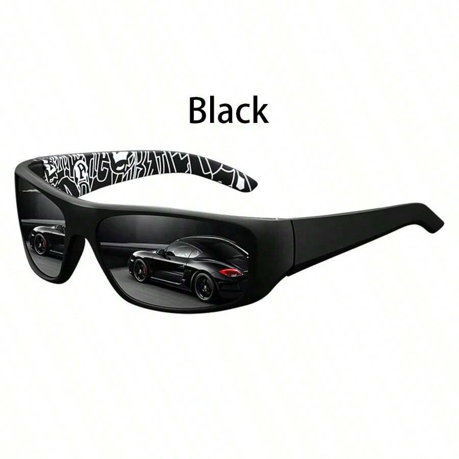 Gafas de  a para hombre y mujer, gafas de sol para correr y montañ, gafas para bicicleta de montaña, gafas deportivas para exteriores Y40V - Negro - Ver 1