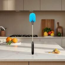 3-In-1 Long Handle Cup Brush, Straw Cleaner, Bottle Brush - Nylon Bristle Brush For Cleaning Cups, Mugs, Teapots, Wine Bottles, Decanters, And More Household Cleaning Accessories - Multicolor - View 19