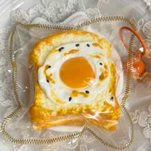 1pc 2026 Latest Delicate Gift Toast Series High-Quality Slow Rebound Super Soft Squishable Stress Relief Squeeze Toy - Super Soft Slow Rebound Texture, Rebound Stress Relief Design, Portable Desktop Decompression Ornament - Holiday Gift - Birthday Gift - Perfect Gift - Multicolor - View 6