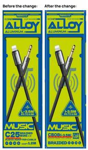CB08(i-3.5M) 風速 iPh TO 3.5公座音頻轉接線1.2M,高清好音質，播放無延遲，結實耐用，廣泛兼容，鋁合金頭，防刮耐磨 - 黑色 - 查看 4