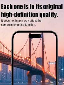 2 Pieces Set - Transparent Tempered Glass Camera Lens Protective Film, Compatible With IPhone 17, 16 Pro Max Series, 9H Hardness, Explosion-Proof And Scratch Resistant, Mobile Phone Lens Protective Film, Valentine's Day Gift - Multicolor - View 6