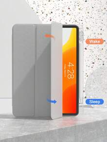 TPU Leather Flip Cover Case For IPad A16 11th/10th, 9th/8th/7th 10.2", Air 10.9"/11", Pro 11", Air 13", Pro 12.9", Light Gray - Light Grey - View 5