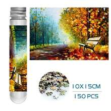 MaxRenard Rompecabezas Piezas 150 Piezas Tubo de Ensayo Juego Portátil Perfecto para Decoración del Hogar y Regalo de Relajación L6XV - Faro - Ver 11