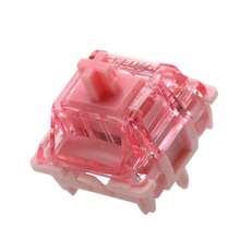 40g Interruptores lineales Gateron previamente lubricados con diseño de nieve de sakura, tallo de POM de 5 pines intercambiables en caliente para teclados mecánicos MX - 110 piezas - Ver 2