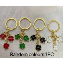 1pc/4pcs Lucky Keychain, Good Luck Pendant, Cute & Small, Valentine's Day Gift, Best Friend Gift, Graduation Student Gift - Multicolor - View 8