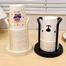 Disposable Cup Dispenser, Cute Multifunctional Desktop Cup Holder, Suitable For Bar And Living Room - Multicolor - View 5
