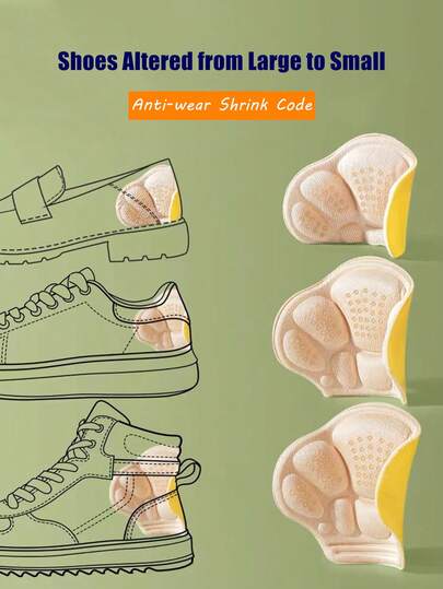 Sneaker Heel Grip Pads, Prevent Slipping & Rubbing, Shoe Size Adjuster