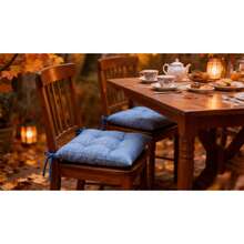 VISTE TU HOGAR Chair Pads - Blue - View 3