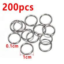 200pcs Stainless Steel Split Rings, Connector Accessories For DIY Jewelry Making Such As Bracelets, Necklaces, Earrings, Pendants - Stainless Steel Jump Ring - View 13