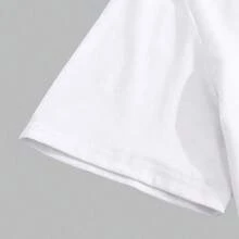 Soft Oversized Crew Neck T Shirt Casual Capsule Wardrobe Everyday Oversized Tee Airport Fall Back To School Autumn Winter.   For Women,Valentine Outfits For Women,Tops De Mujer, Vacation Outfits Women, Clothes Women,Vintage Summer Outfits For Women, Track Suit For Her. A Perfect Valentine's Day Gift For Your Loved One! - 白色 - 查看 8