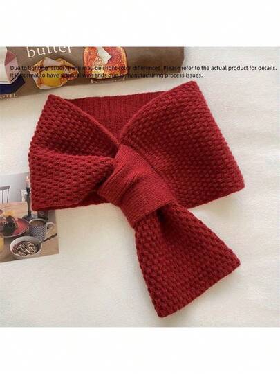 1pc Women's Elegant Solid Color Criss-Cross Scarf Shawl, Women's Winter Slouchy Scarf, Criss-Cross Design, Multi-Functional Warm, Suitable For All Body Types, Suitable For Party, Wedding, Office Wear, Easy Care Hand/Dry Wash, Neutral Color