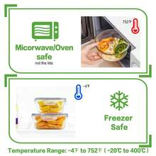 32-Piece Glass Food Storage Containers (16 Glass Bowls + 16 Lids) With Upgraded Snap Locking Lids – Airtight Lunch Containers, Suitable For Microwave/Oven/Refrigerator/Dishwasher (Gray) - 灰色 - 查看 4