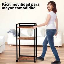 Mesa Auxiliar Pequeña, Mueble Para Impresora ,con Rued,Mesas Para Jardin, Mueble Para Impresora,mesa Auxiliar,Mesa Auxiliar Pequeña, Mueble Para Impresora ,con Rued,Mesa Auxiliar, Mueble Para Impresora,estante,mesa Librero - Granate - Ver 3