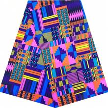 African Batik Wax Print Polyester Fabric Ankara Style 1/3/6Yard Precut 44 Inch Wide Colorfast And Easy Care Sewing Cloth For Tailoring Traditional Nigerian Ghana Senegal Inspired Clothing Dress Skirt Top Kimono Robe Headwrap Scarf And Accessories Tote Bag Backpack Pouch Quilting Patchwork Cushion Cover Curtains - Batik Fabric - View 14