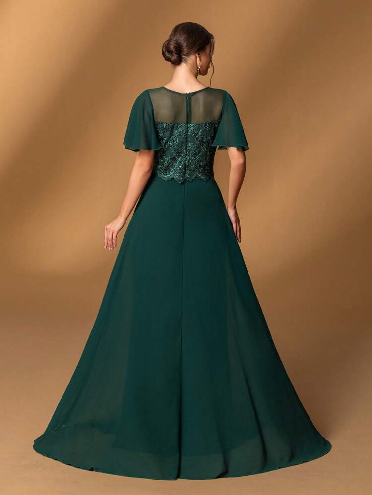 emerald green formal dress with sleeves Beaded Prom Dresses Long Sleeve 1920s Evening 22146 Emerald / US4 18 Occasion Emerald Green Pleated Long Sleeve