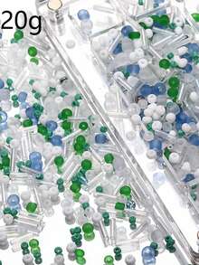 Blue Series Atmosphere Limited Edition Ins Style Glass Rice Bead Beads Scattered Beads DIY Handmade Bead Bracelet Necklace Matching - Multicolor - View 34