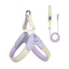 Spring New Dog Harness With Leash, Anti-Pull Dog Chest Harness With Breathable Padding And Escape-Proof Design, Quick Adjust For Dog Training And Walking, Pet Supplies, Pet Outdoor Leash Set - Multicolor - View 25