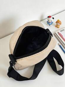 新款时尚学生女生手机包，休闲运动大容量斜挎单肩包 - 彩色 - 查看 4