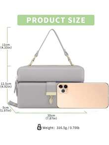 Pomelo Best Crossbody Phone Bag For Women With RFID Blocking And Enough To Fit Most Phone Ladies Purse Money Wallet Mini Wallet Purse Wallet Small Wallet Wristlet Wallet - Multicolor - View 4