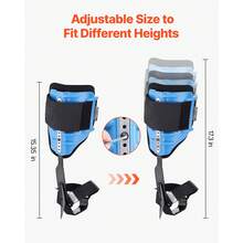 Tree Climbing Spikes, Height-Adjustable Tree Climbing Gear With Straps & Padding Cushion, 350 Lbs Load Capacity, Heavy Duty Steel Climb Spurs Arborist Equipment For Fruit Picking Hunting - Full Protection Steel Without Rope - View 6