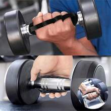 Fingerless Rubber Grip Gloves, Ergonomic Design Workout Gloves For Weightlifting, Pull-Ups, Crossfit, Unisex - One Size - View 5