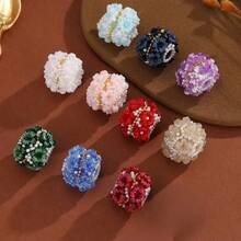 10颗23毫米软陶珍珠散珠，DIY直孔手工珠，适合女性和女孩，节日首饰制作材料，波西米亚风格，经济实惠的散装 - 軟陶散珠 - 查看 7